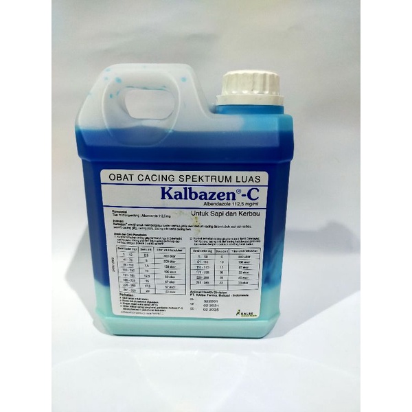 Kalbazen C (obat cacing ampuh)