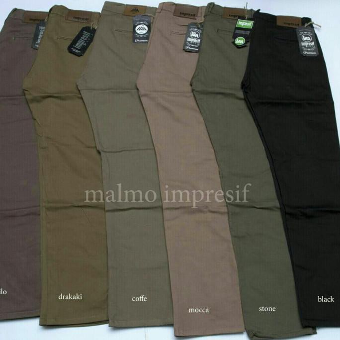 Celana Chino Impresif Malmo Big Size Original