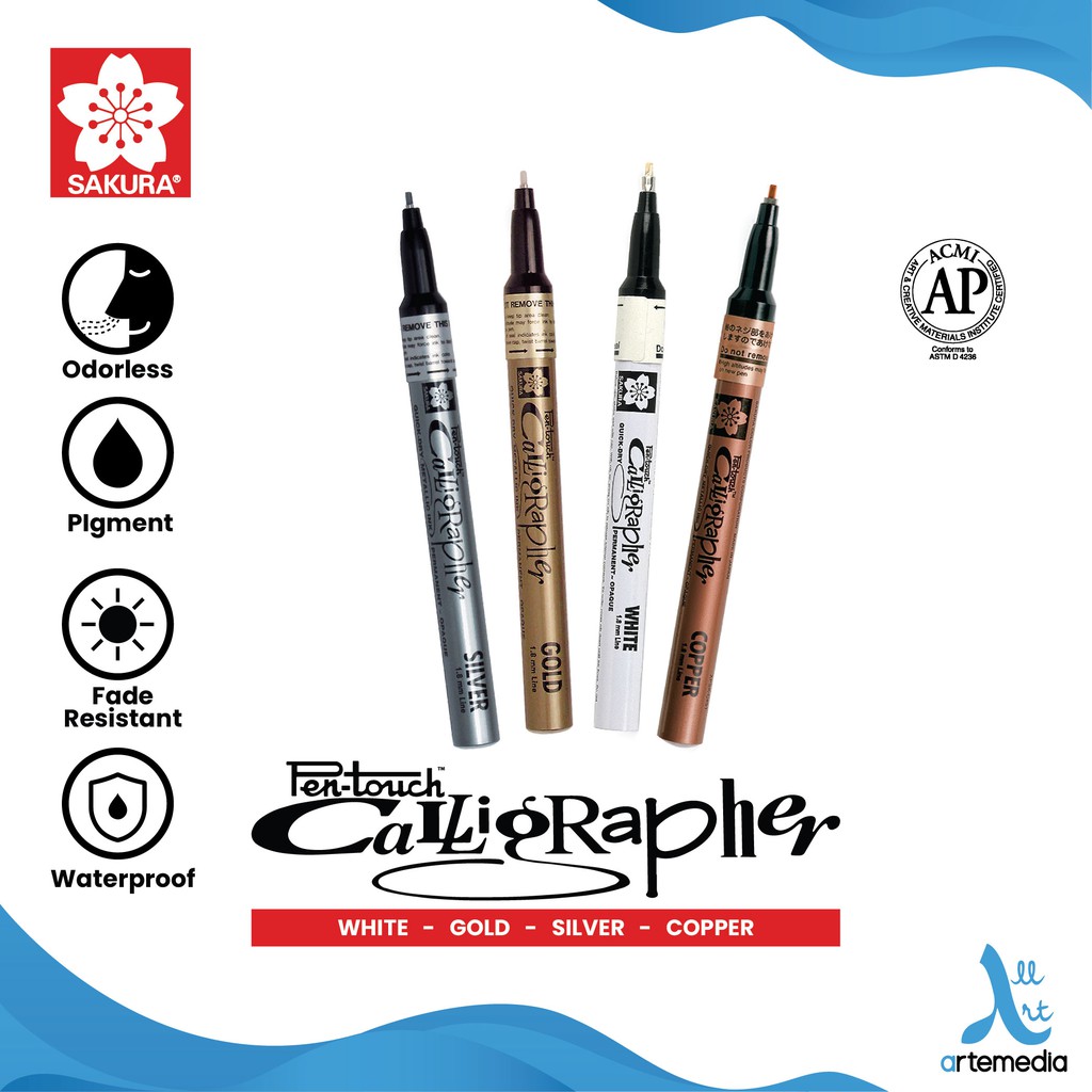 

Sakura Pen Touch Calligrapher Paint Marker