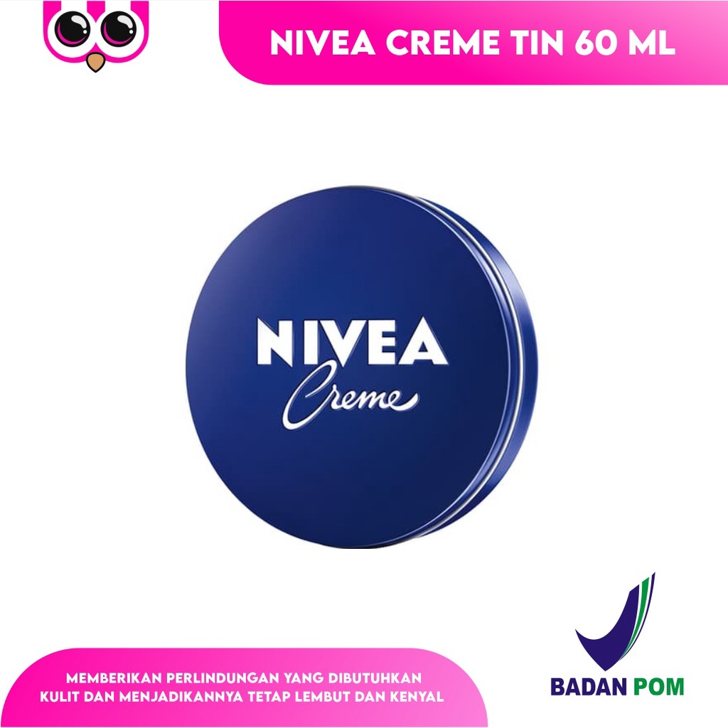 [ CREME ] NIVEA CREME TIN 60 ML / KRIM PELEMBAB SERBAGUNA