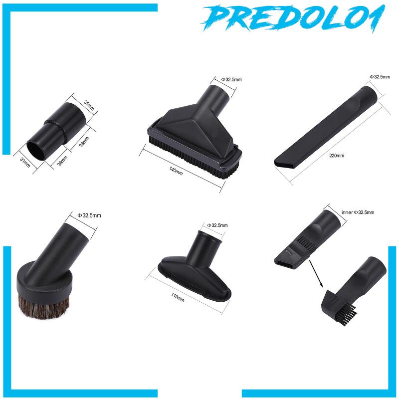 [PREDOLO1] 6 in 1 Vacuum Cleaner Brush Nozzle Accessories Replaces for Vacuum Cleaner