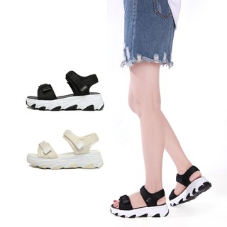 PVN Sandal  Tali  Wanita  Hitam Beige 241 Shopee Indonesia