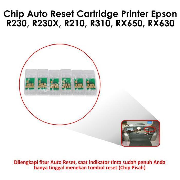 Jual CHIP EPSON R230, R230X, R210, R310, RX650, RX630 AUTORESET (CHIP PIS Murah