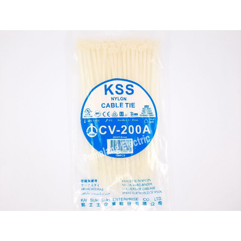 Kabel Ties KSS CV-200A Putih