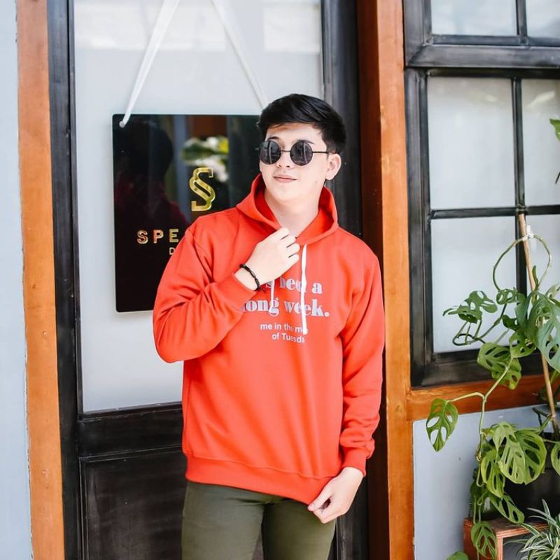 Sweater Hoodie LONG WEEK/hoodie couple/gudang fashion