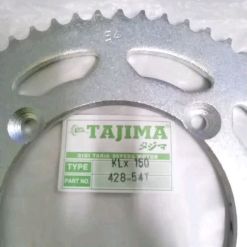 gir gear belakang klx 150 dtracker 54 428 tajima