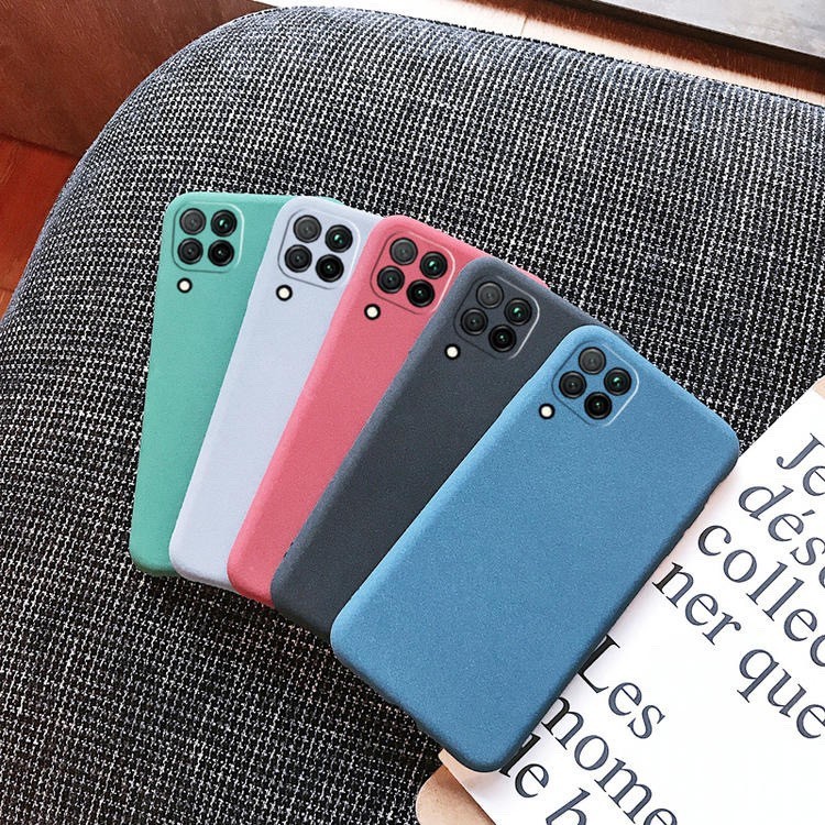 SAMSUNG A22 4G A22 5G PREMIUM TPU SANDSTONE SOFT CASE CAMERA PROTECTOR
