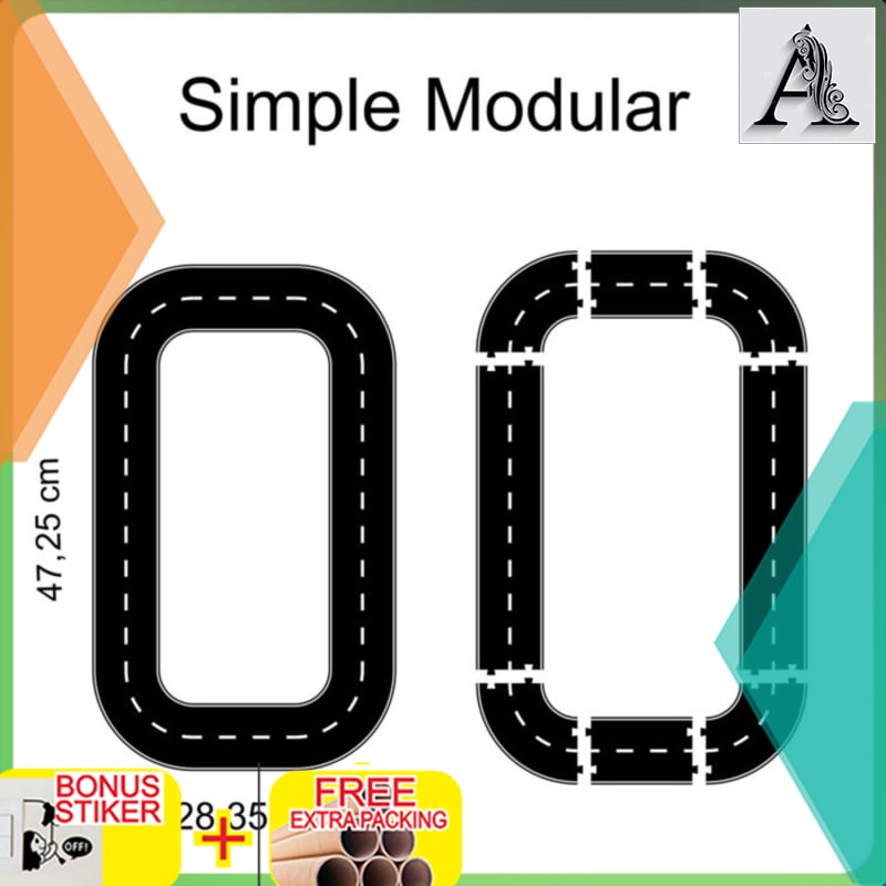 

Promo Track Roads Car Diecast Diorama Bundling Simple Modular