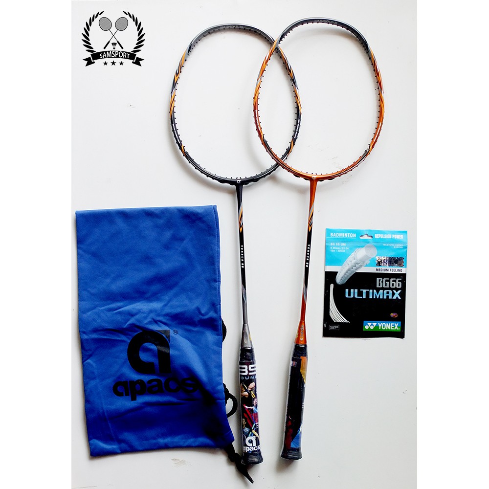 Raket Badminton Apacs Versus 55 Original Full Senar Terpasang
