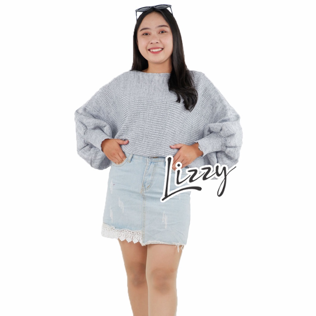 Lizzy - SWEATER BATWING TWIST PREMIUM