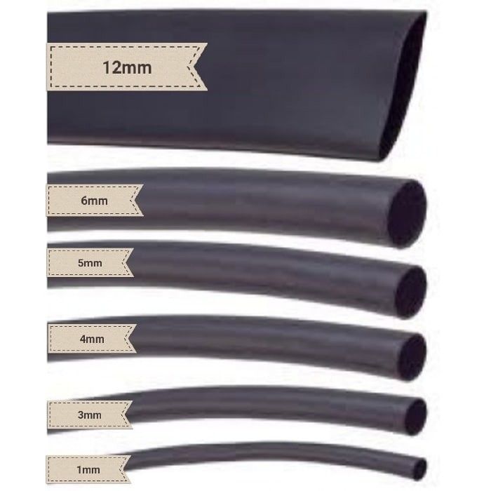 

Heatshrink 5mm Hitam Per Roll / Selongsong Bakar / Heat Shrink Tube Termurah