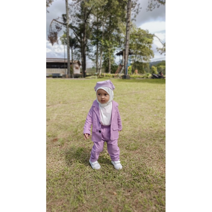 KALILA - POLLY BLAZER KIDS Setelan Baju Anak Perempuan Lucu