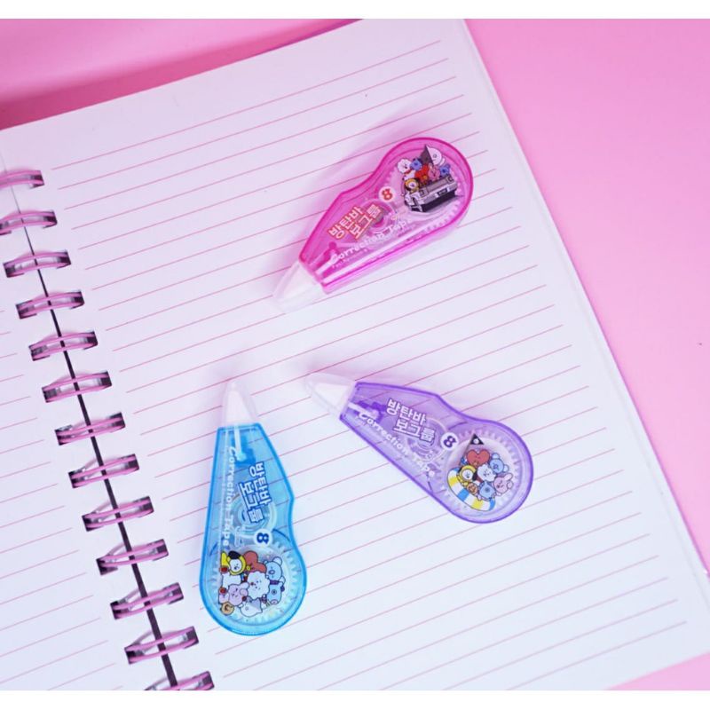 

Correction tape BT BOYBAND KOREA TIPEX kekinian BANGTAN BOYS COOKY TATA CHIMMY RJ
