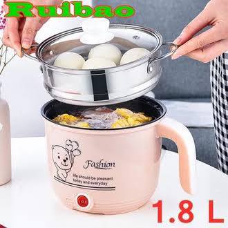 SERBA5000 - Panci Elektrik Karakter Serbaguna/Multifunction Hot Pot Intihome/Fry pan 1.8L