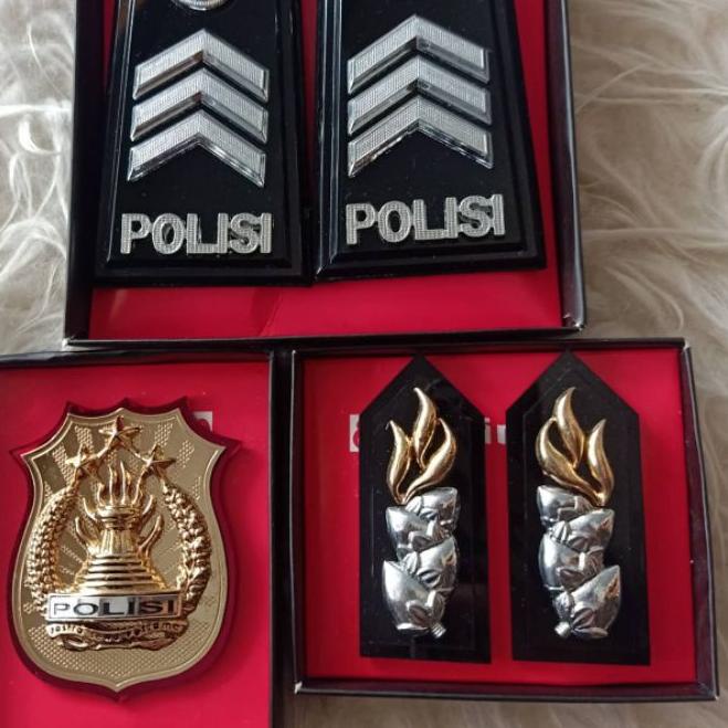 SALEset pangkat full kilap kewenangan timbul/ pangkat set pdh/pangkat polri/pangkat pdh|SQ4