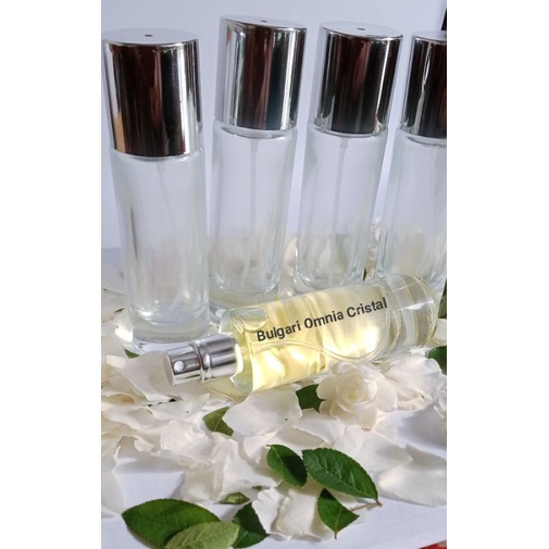 PARFUM REFILL NON ALKOHOL BULGARI Omnia CRISTAL, PARFUM PRIA&WANITA WANGI TAHAN LAMA 24JAM