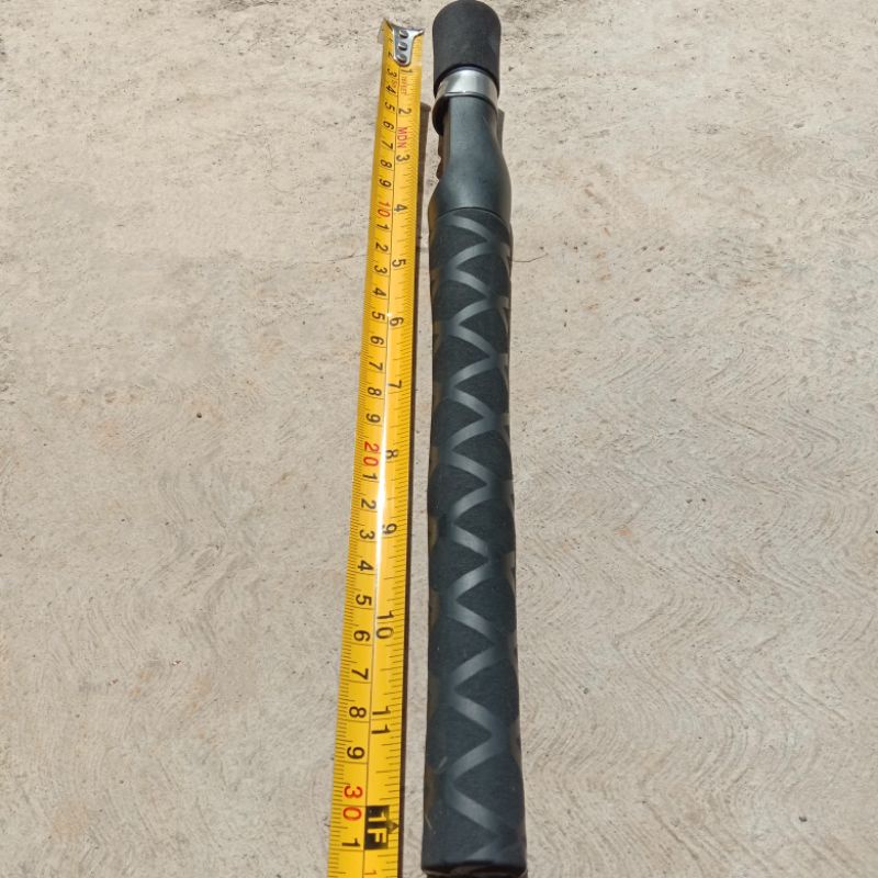 Gagang Joran Pancing Busa Eva Murah Dengan Reel Seat Non Fuji Pahul Kayu Dibungkus Karet Grif Bakar