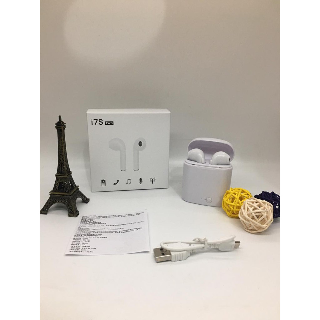 Headset - Earphone bluetooth i7S Tws 4.2 / i7s Twins Double Headset-7