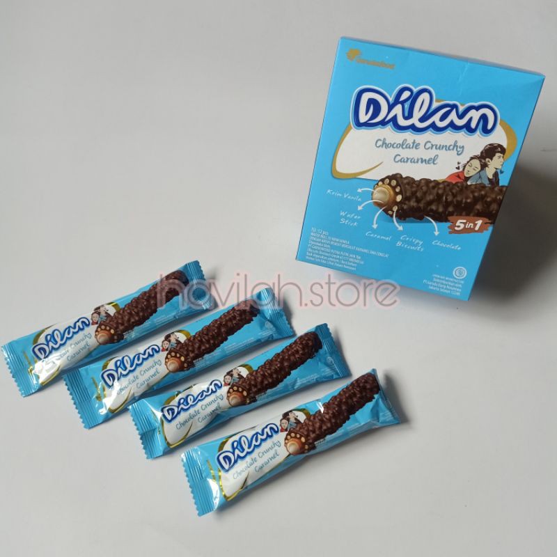 

Dilan Chocolate Crunchy Caramel 5in1 12 x 24gr