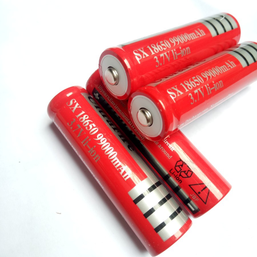 BATRE 18650 3,7v  99000mAH BATERAI  ultra fire 18650 batre cas batre isi ulang baterai recharger