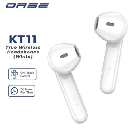 OASE Bluetooth Earphone TWS KT11 - Multi-function Touch Control Key, Full Bass