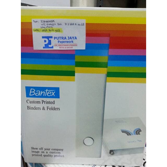 

Custom printed insert binder folder A4 BANTEX 8522