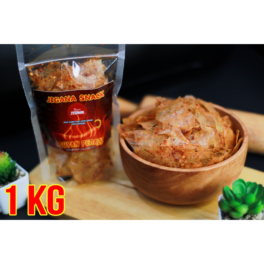 

KERIPIK KACA PEDAS JIGANERS 1KG