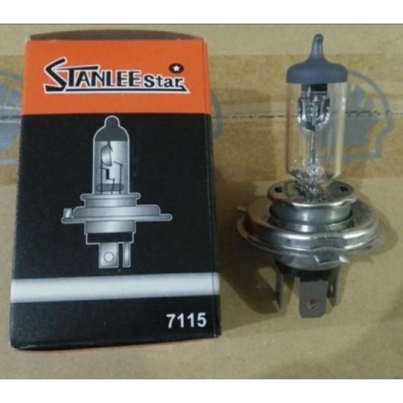 LAZANDA Bohlam Stanlee Star Lampu Halogen H4 12V 60/55W Good Quality (7115)