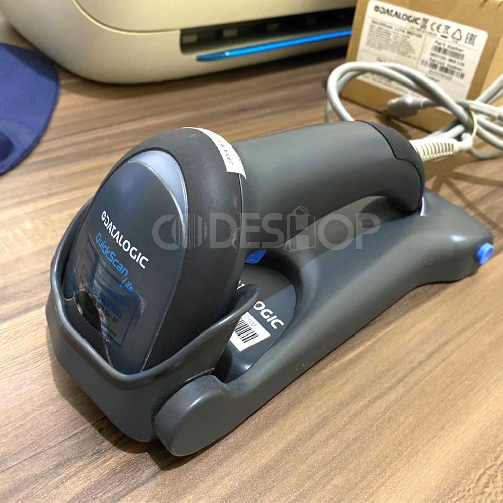 Barcode Scanner Datalogic QW 2420 Scanner Imager 1D 2D QR Code + Stand