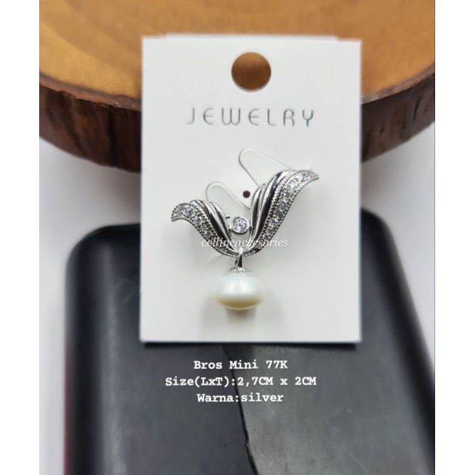 Bross mini Zirconia,bros mini swaroski high quality,bros kecil swaroski,bros dagu kecil-#F