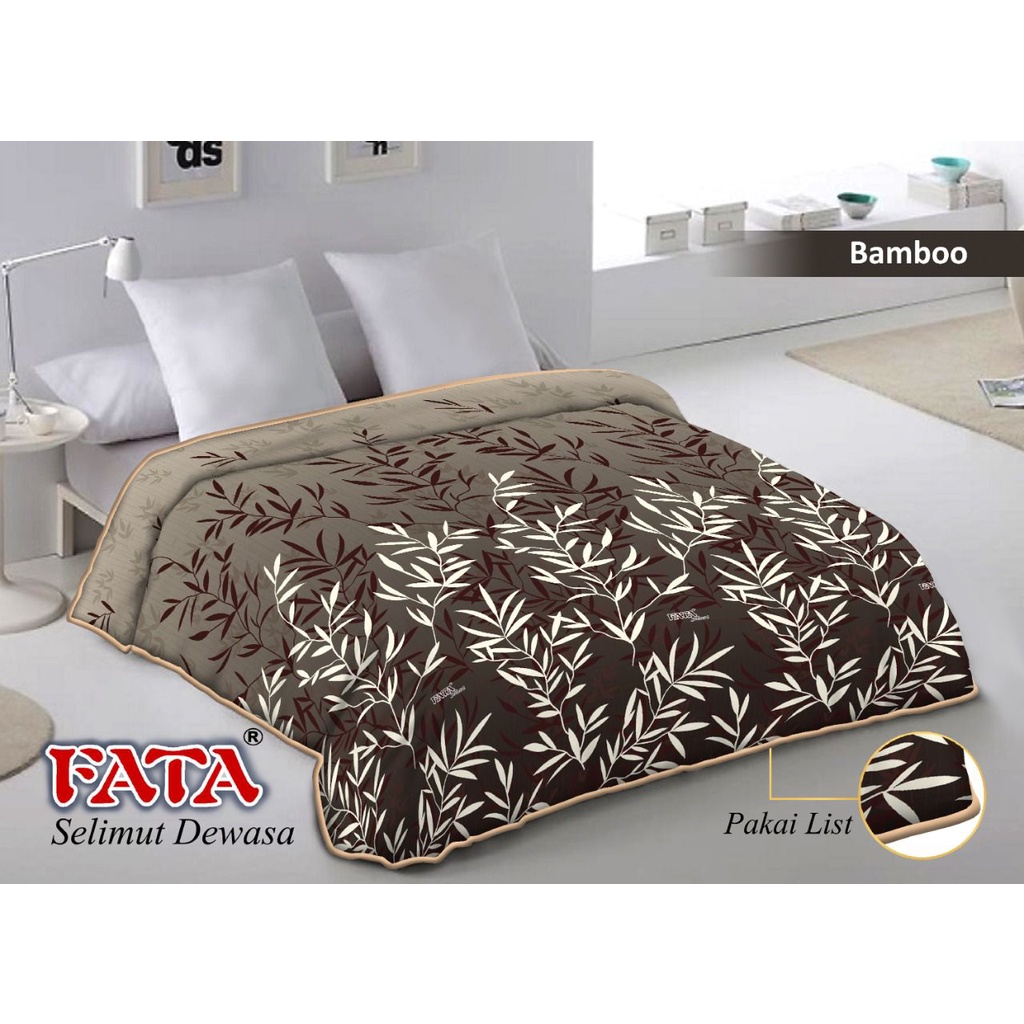 SELIMUT BAHAN BULU MERK FATA UKURAN 200X200-BAMBOO