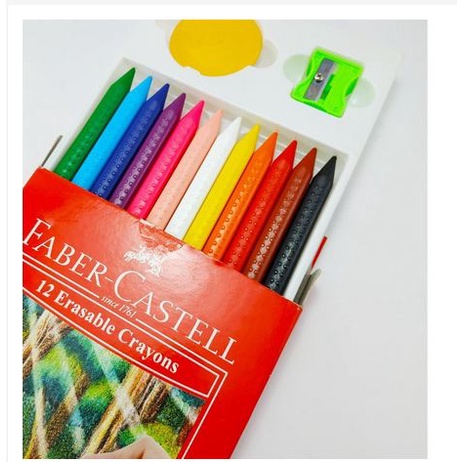 [TOSERBA_EMAK] - Faber Castell Erasable Crayons ( Crayons Hapus )