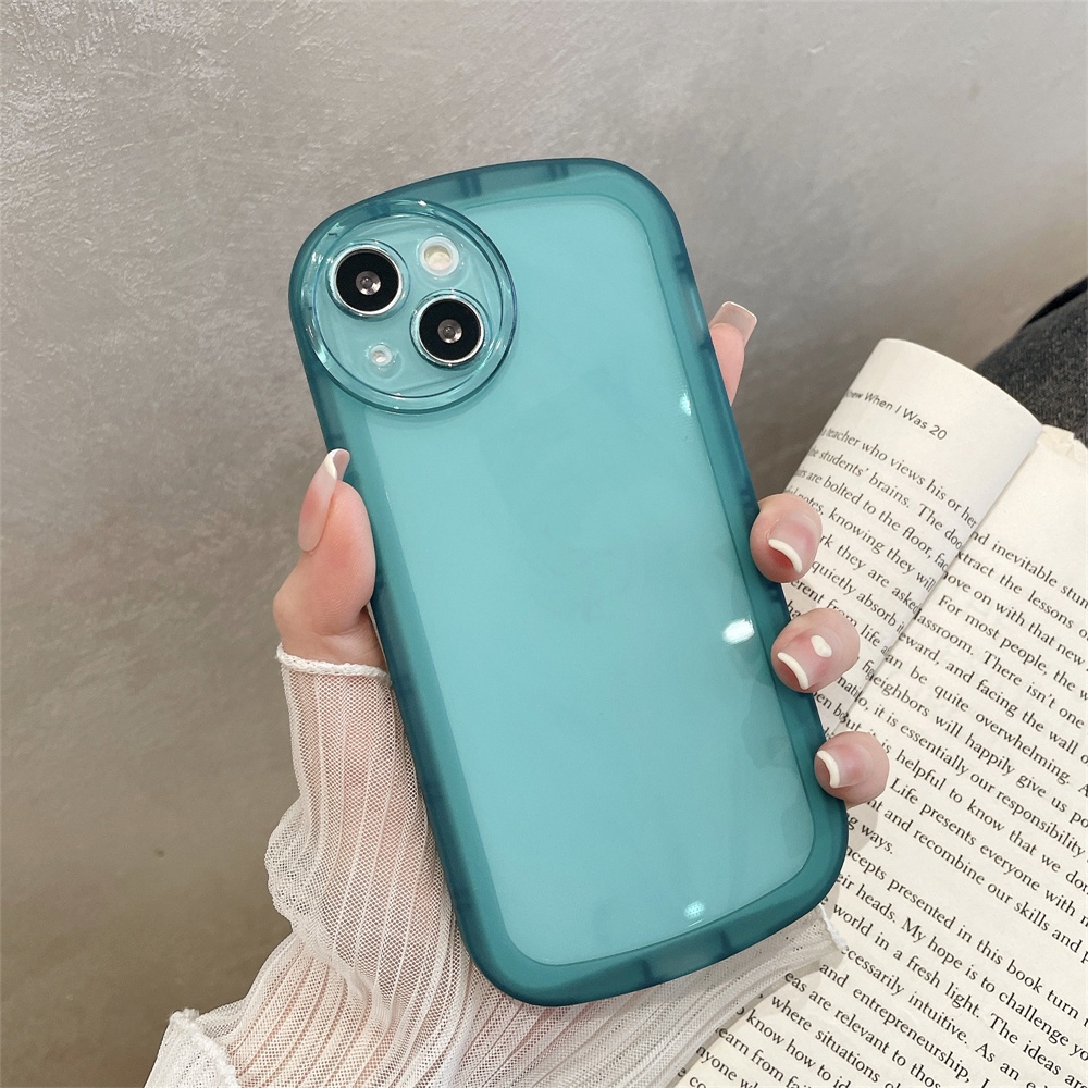 Soft Case Pelindung Lensa Bentuk Oval Warna Macaron Untuk Redmi Note 11 Pro Redmi 10C Note 10S Note 9 Note 8 Note 7 Redmi 9T 9A 9C