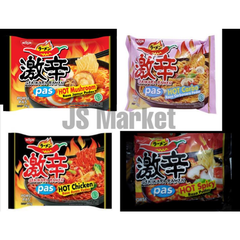 Jual Nissin Gekikara Ramen Porsi Pas 80gr Shopee Indonesia