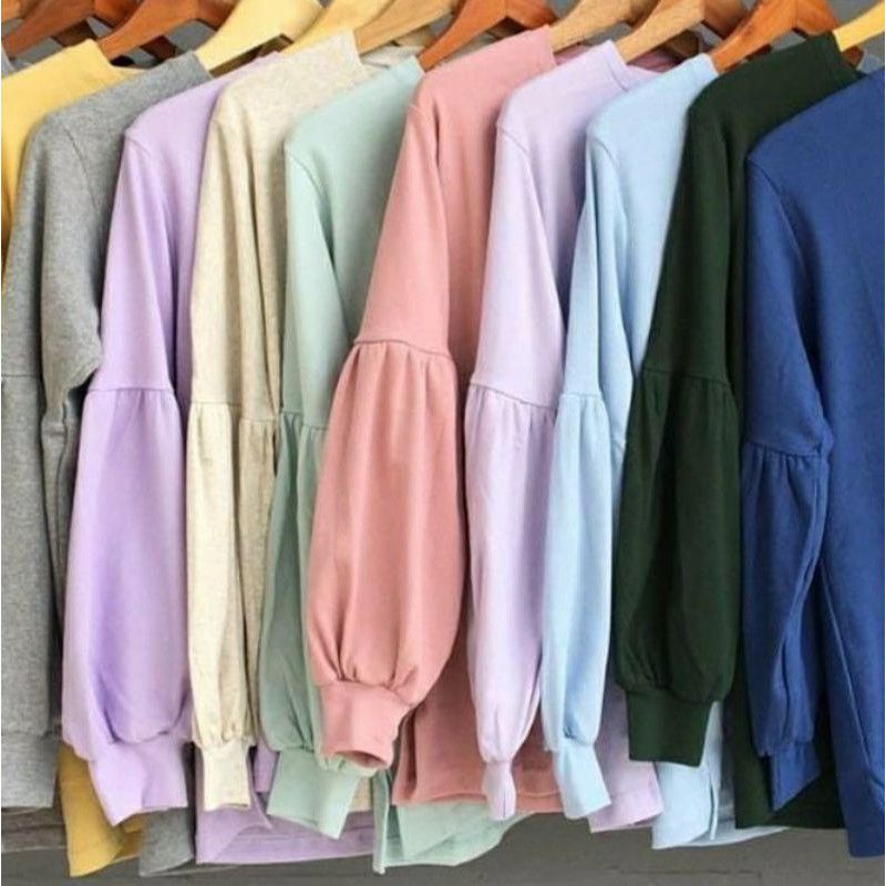 ATASAN BALON RIB BLOUSE BALON RIB kaos rib balon rip polos balon rib balon kaos Balon rib polos tang
