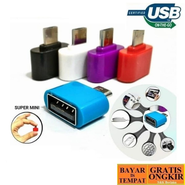 OTG Universal Adapter Android Connector Micro USB Smart Phone OTG Mini Non Kabel Murah