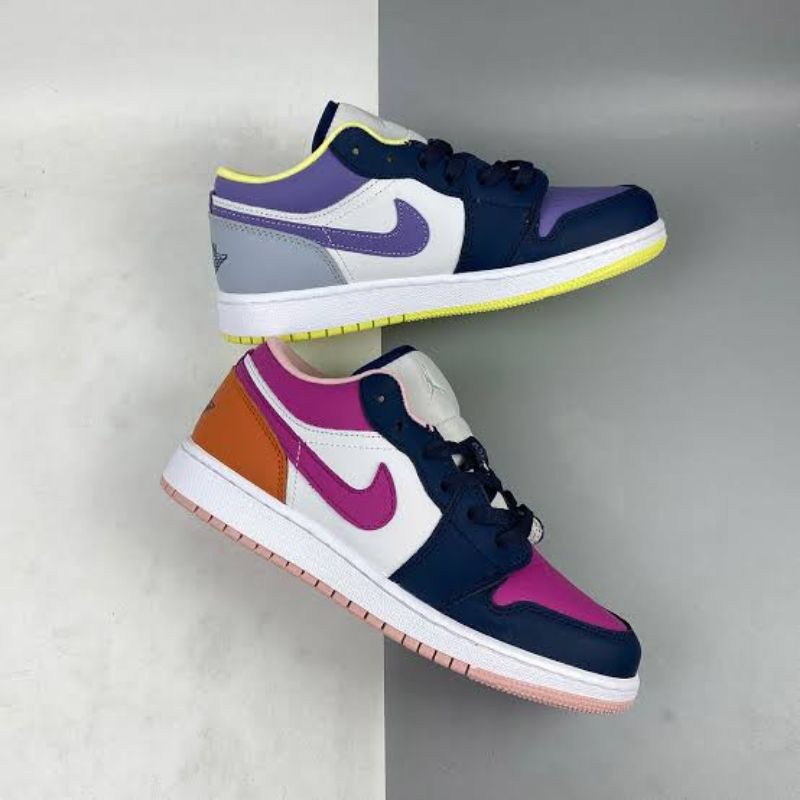 Sepatu Nike Jordan 1 Low Ladies Purple Magenta Ungu Pink Premium Murah