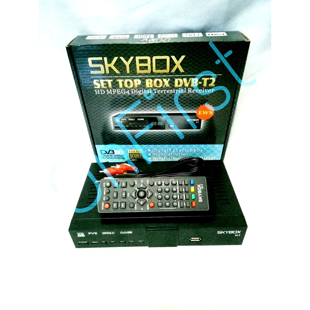 Skybox Dvbt2 Set Top Box TV Digital plus kabel HDMI