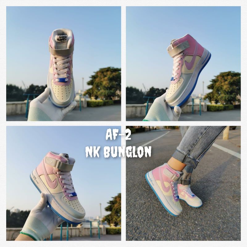 Sepatu Wanita Sneakers Jordan Airforce 1Low/Higt UV Change Color Kode: AF-1 / AF-2