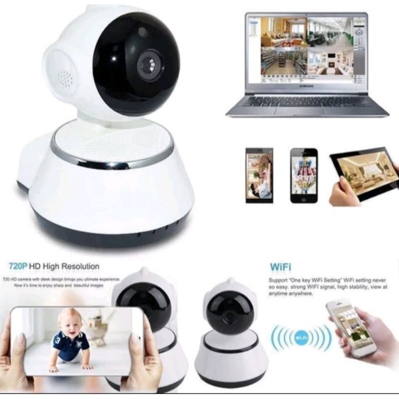 Smart IP Kamera V380 HD720P Wireless Mini IPCAM CCTV