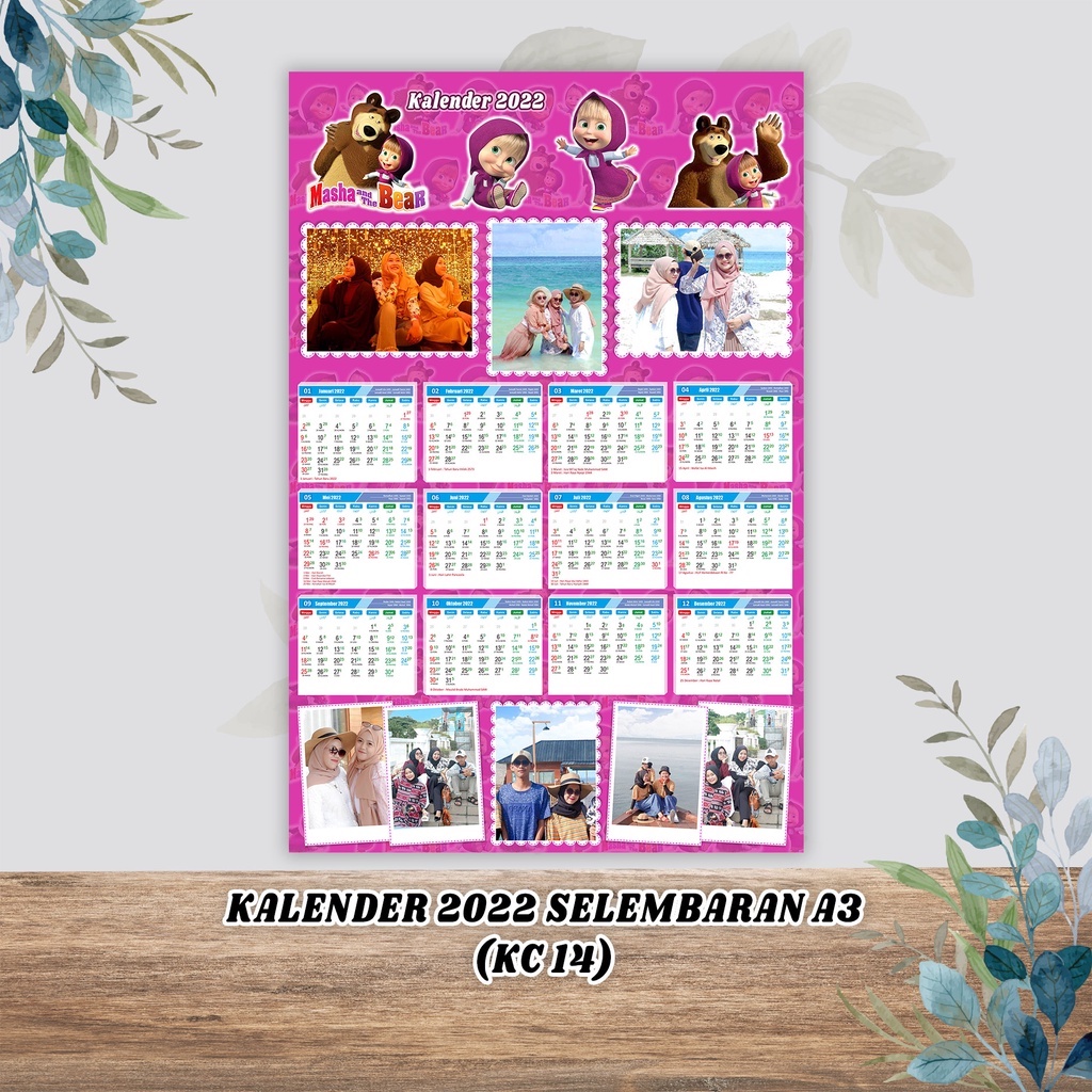 

Cetak Kalender Dinding 2022 Aneka Tema Custom Foto Dan Nama
