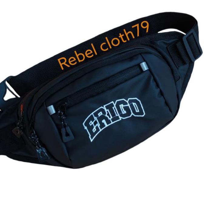 COD  4.4 Tas Waistbag Terbaru Erigo Original Tas Selempang Tas Metal Distro Tas Berkwalitas Waistbag