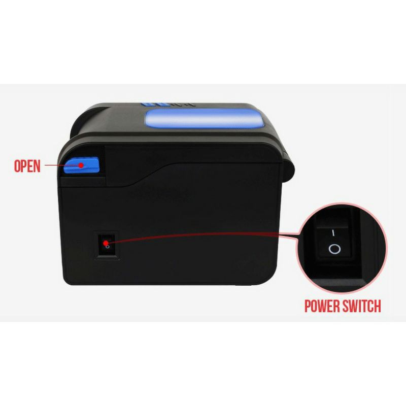 Xprinter POS Thermal Receipt Printer 20-80mm - XP-370B - Black