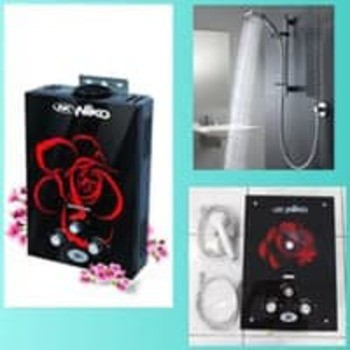 Pemanas Air Gasz/Water Heater Gas Niko NK 6LDG Glass TOP***