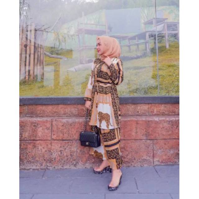 Set Iymel ORI BKK IMPORT, Setelan Plisket Bangkok