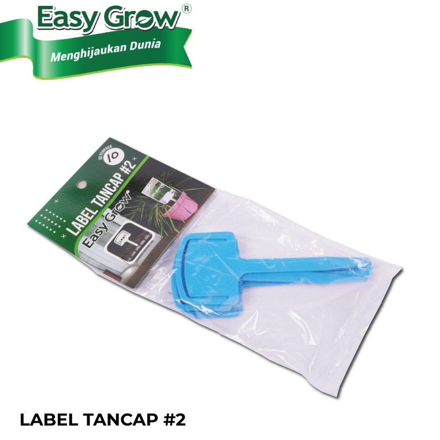 LABEL TANCAP PACK ISI 10PCS stick label tanaman plant name tag plastik