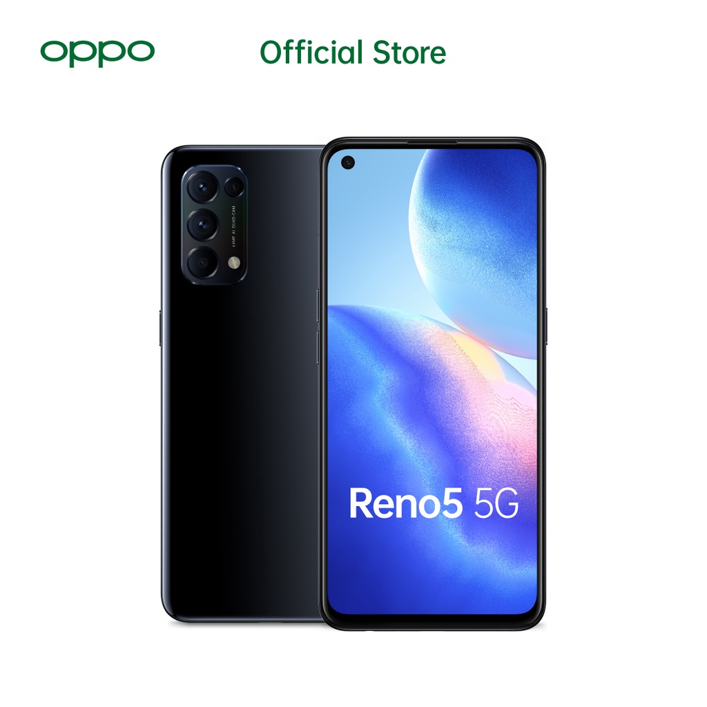OPPO Reno5 5G Smartphone 8GB/128GB (Garansi Resmi)