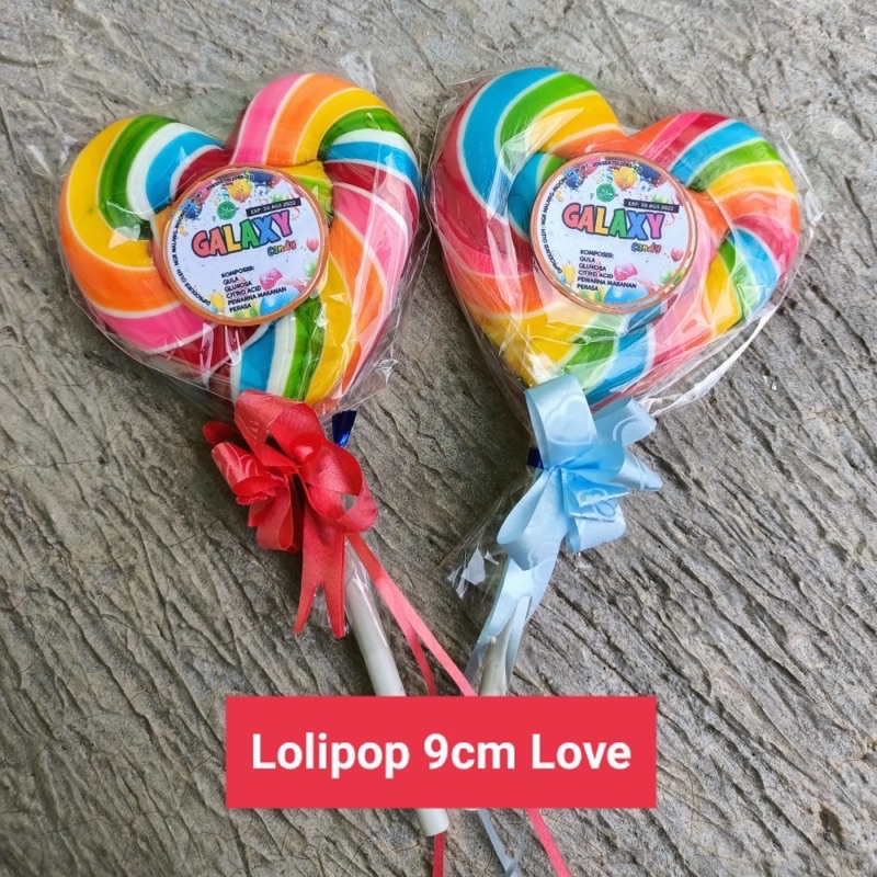 

(Ecer ) Permen Lolipop Love 9 cm / Lollypop Candy / Permen Lolipop / Lolypop / Lollipop / Lolly / Loli