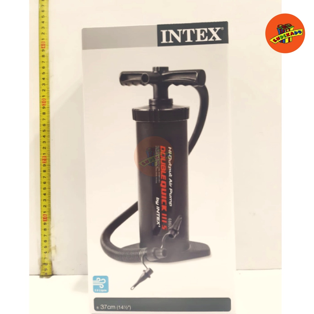 INTEX 68605 POMPA ANGIN MANUAL 37CM - Pompa Angin Makassar