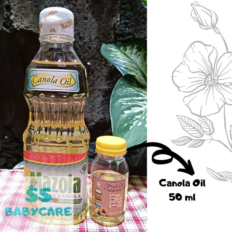 

Minipack 50ml - Mazola Canola Corn Sunflower Soyabean Oil / Minyak Kanola MPASI / Minyak BB Booster MPASI Bayi / Lemak Tambahan MPASI